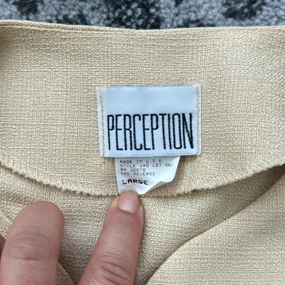 Vintage Perception Pantsuit Cream 16 - Picture 4 of 12